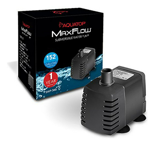 Bomba Acuario Sumergible  Maxflow 152 Gph Ajustable, Para Ta