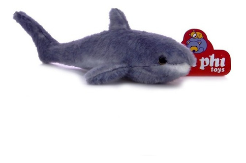 Imagen 1 de 4 de Peluche Tiburon Real 30 Cm. Phi Phi Toy
