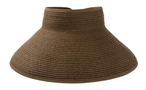 Sombrero Ancho Enrollable Para Mujer Con Visera De Paja Con
