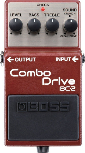 Pedal Efecto Guitarra Boss Bc2 Combo Drive Overdrive Dist Pr Color Marrón