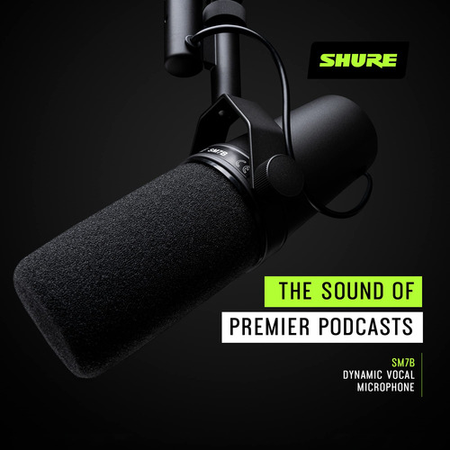 Micrófono Dinámico Vocal Shure Sm7b Para Transmisión, Podcas