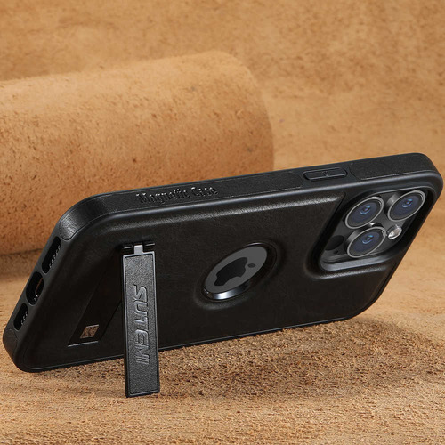 Funda De Teléfono Magsafe De Piel Encerada Al Óleo, Magnética Inalámbrica, A Prueba De Golpes Con Soporte Para Iphone16/promax 15, 14, 13, 12 Series