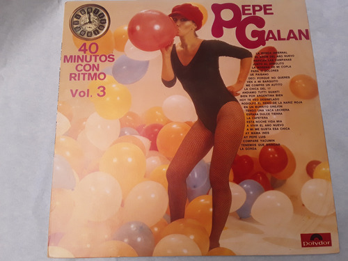 Pepe Galan - 40 Minutos Con Ritmo Vol 3 - Lp Vinilo Kktus