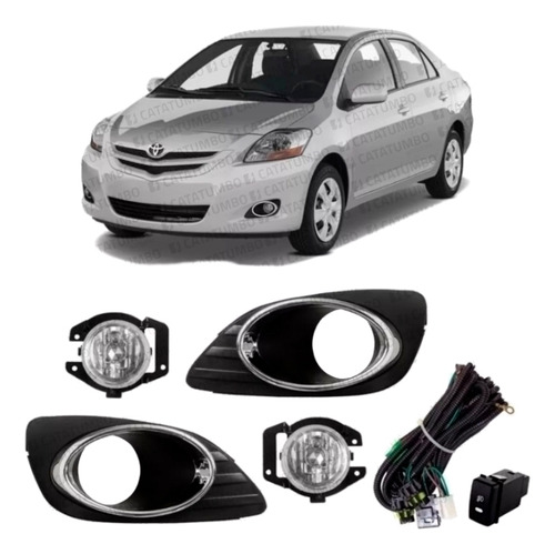 Kit Neblinero Para Toyota New Yaris 2006 2013 