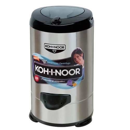 Secarropas Kohinoor A665 Centrífugo 6.5 Kg Acero Inoxidable