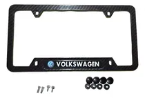 Comprar Vw Portaplacas Tipo Fibra De Carbono O Negro Mate Volkswagen Fibra De Carbono