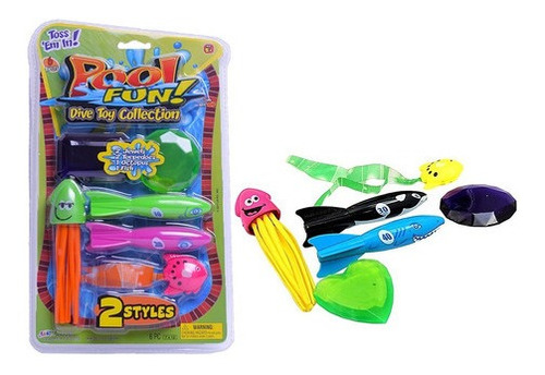 Imagen 2 de 7 de Juego De Buceo Pez Para Pileta Con Accesorios