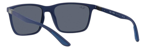 Lentes De Sol Rectangular Dark Grey Ray-ban