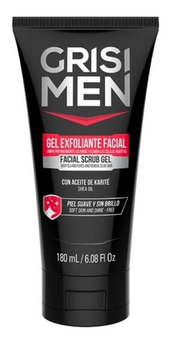 Grisi Men Gel Exfoliante Piel Suave Y Sin Brillo