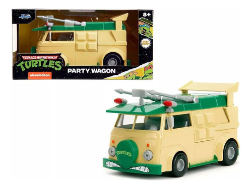 Tortugas Ninja Jada Escala 1/32 Party Wagon Coleccion