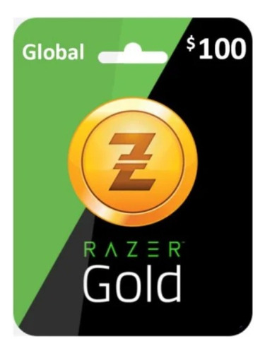 Razer Gold Giftcard Código Original Global 100 Dólares