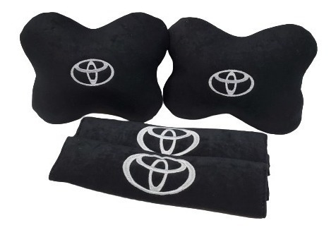  Almohadas Reposa  Cabeza Nuca Con Protector Cinturón Toyota
