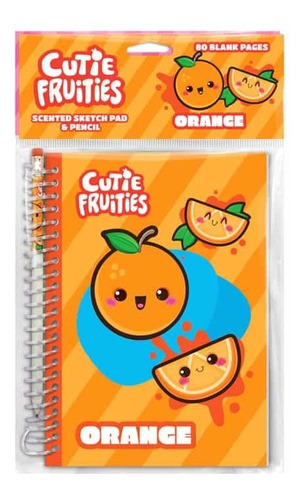 Set Cuaderno Con Lápiz Con Aroma A Naranja