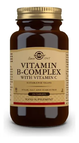 Solgar Complejo B Con Fórmula De Estrés De Vitamina C 250
