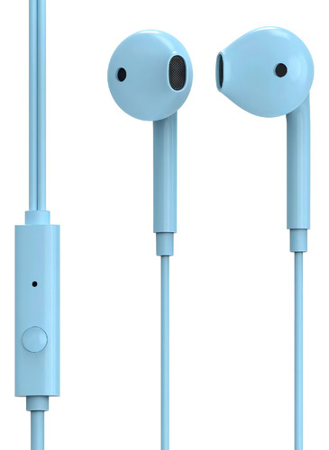 Auriculares y micrófono con cable Eph 100, color azul Lty
