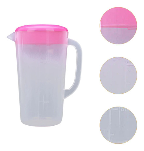 Jarra De Agua De Jarra De Agua Con Mango De Té 2000 Ml Rosa