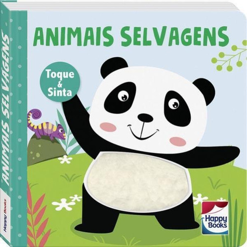 Animais Fofuchos - Toque E Sinta: Animais Selvagens, De Mammoth World. Editora Happy Books, Capa Mole Em Português