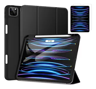 Pack Mica + Smart Case Para iPad Pro 11 3ra M1 / 4ta Gen M2