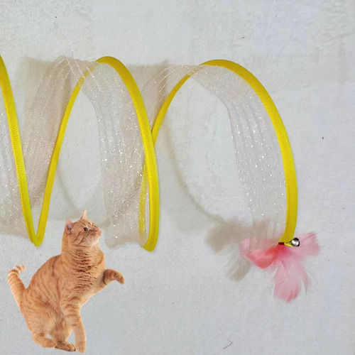 3 Brinquedo Túnel Para Gatos Pista Dobrável Para Gatos Com