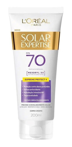 Loreal Solar Expertise Supreme Protect 70 Fps [200 Ml]