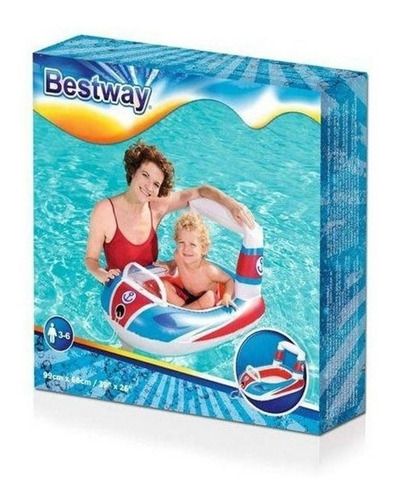 Asiento Bote Flotador Inflable Para Niños Barco