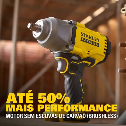 Chave Impacto Sbw940b-b3 Stanley 1/2 95kg 20v Sem Bateria Cor