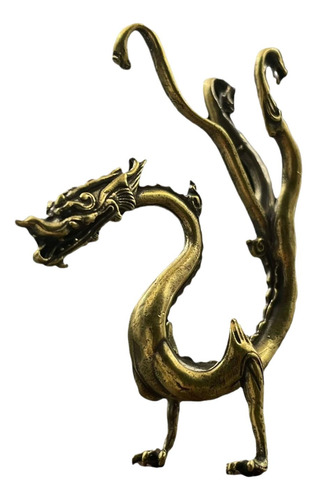 Adorno De Dragón De Latón, Estatua De Dragón De Animal