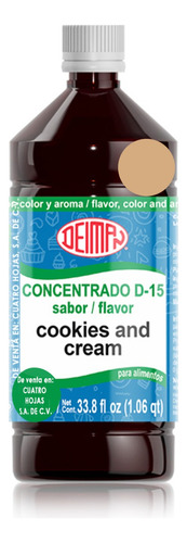 Concentrado Saborizante Sab. Cookies & Cream D-15 Deiman 1 L