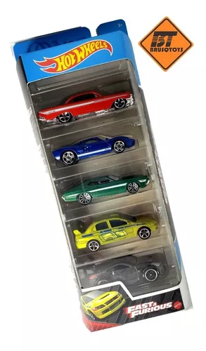 Carrinho Pack De 5 Hot Wheels - Velozes E Furiosos- Raro