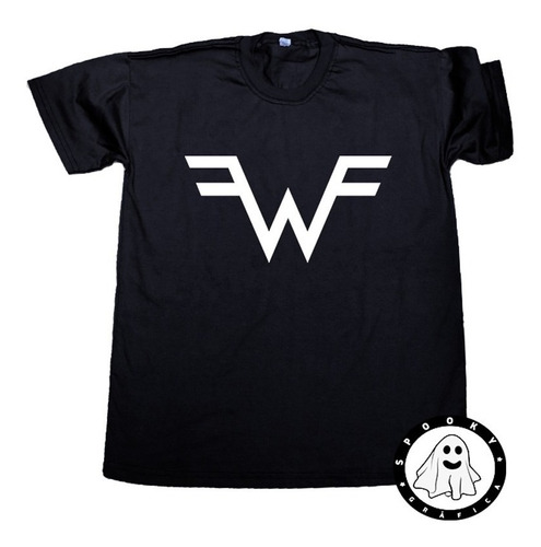 Remera Weezer Logo Unisex Algodón Rock Pop Alternativo
