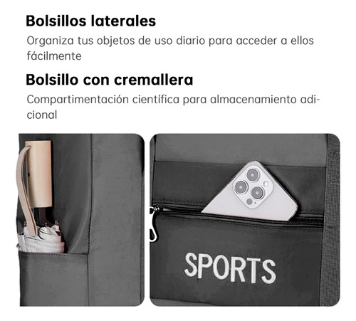 Maleta Deportiva Viaje Bolsa Mochila Gym Duffel Con Ruedas