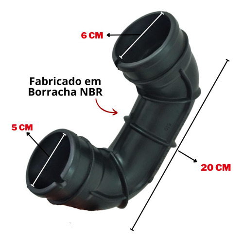 Mangueira Filtro Ar Tbi Uno Mille Palio 2005-2009
