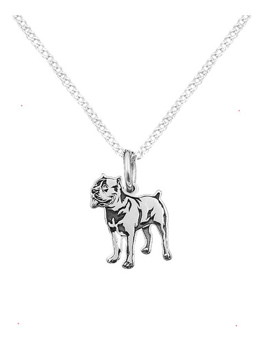 Dije Y Cadena Perro Mastin Italiano Plata 925 Con Envio