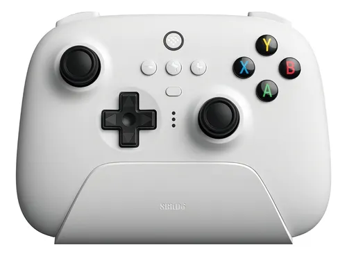 comprar Controle 8bitdo Ultimate 2.4g Ghz Branco Cu002F Doca Carregadora