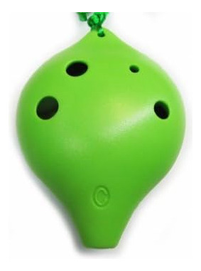 Tng 6 Agujeros Alto C Ocarina De Plástico, Verde