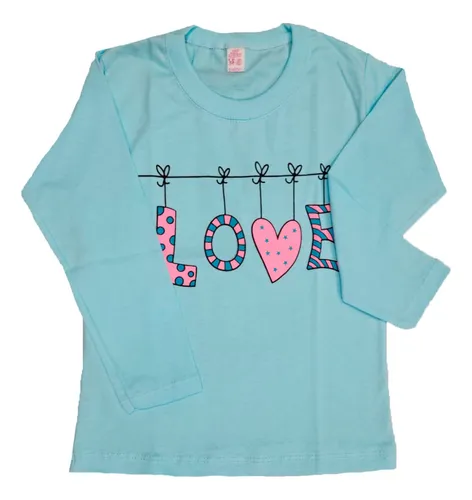 Remeras niñas manga larga hotsell
