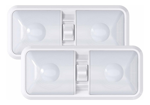 5 Luz Led Para Techo Doble Cupula Interruptor Encendido