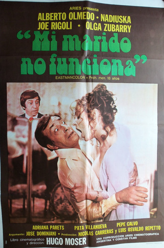 Poster Mi Marido No Funciona (olmedo) Raro