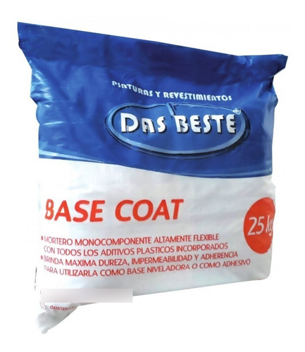 Base Coat Para Placas Cementicias Das Beste X 25 Kg. ---