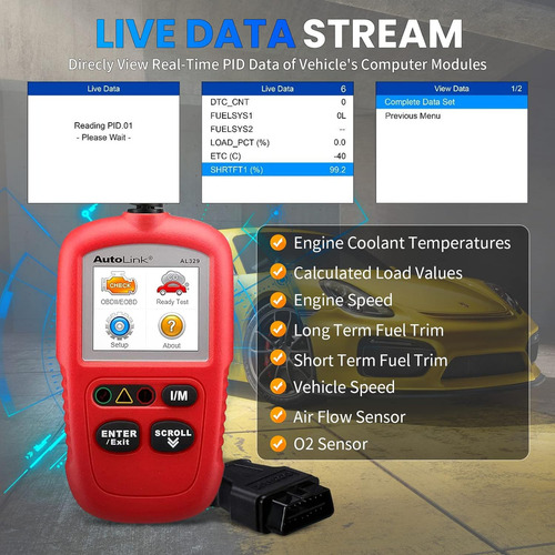 Autel Escender Obd2 Autolink Al329, Versión Actualizada De A