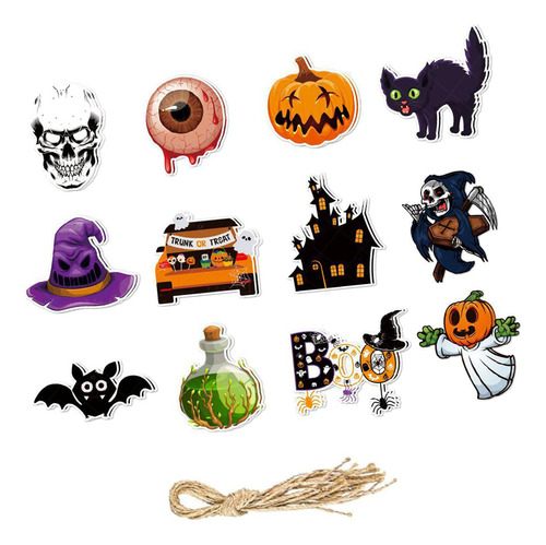 . Colgante De Pancarta De Halloween, Guirnalda De Halloween