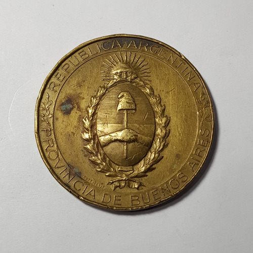 Antigua Medalla 1926 Ferrocarril La Plata Avellan Mag 60091