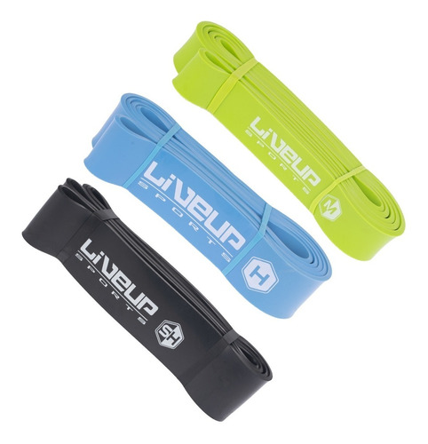 Kit 3 Extensor M - F - Sf Elástico Super Band Fit Liveup