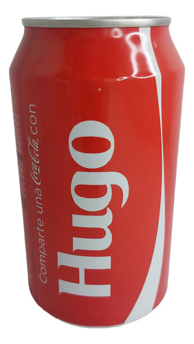 Lata Coca-cola Con Nombre Hugo Edición Limitada 2015 (Usado)