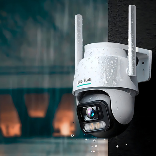 Camara De Seguridad Botslab Wifi 360° 2k 3mp + Mochila