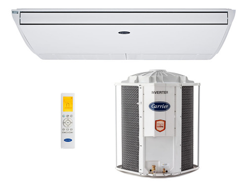 Ar Condic Teto Inverter Carrier Xpower 48000 Btu Frio Cor Branca