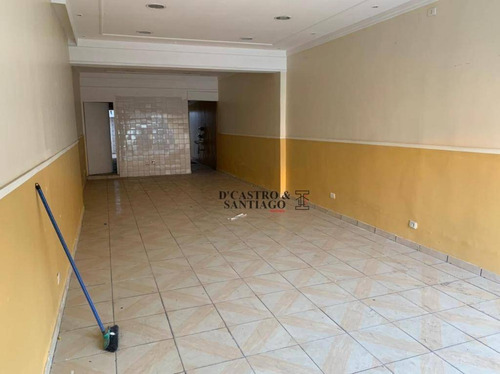 Salão Para Alugar, 140 M² Por R$ 3.300,00/mês - Quarta Parada - São Paulo/sp - Sl0098