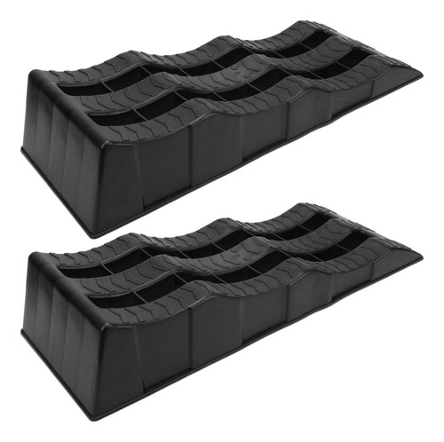 Rampa De Nivelamento Automotiva Trailer Wheel Chock 2pcs 771