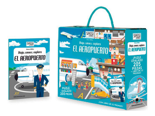 Libro Y Puzzle Aeropuerto, De Miller, S. Editorial Manolito Books, Tapa Blanda, Edición 1 En Español, 2019