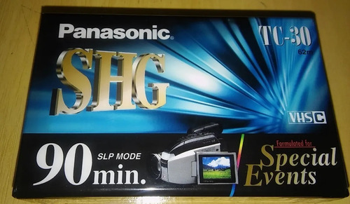 Casete Panasonic Para Videocámaras Tc-30 Hasta 90 Minutos